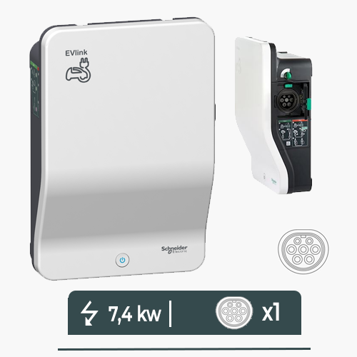 Borne WALLBOX 22kw triphasé