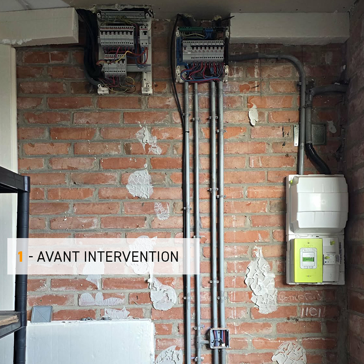 Tableau électrique non conforme