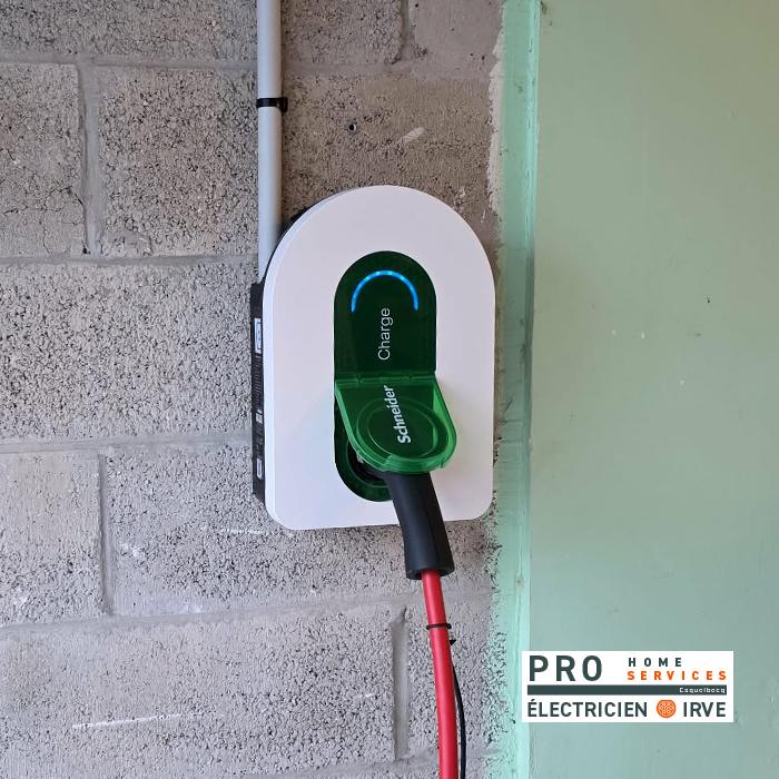 Borne Schneider Charge installée à Sangatte