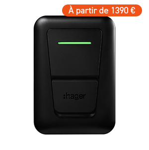 Borne de recharge Hager Witty One installée à domicile